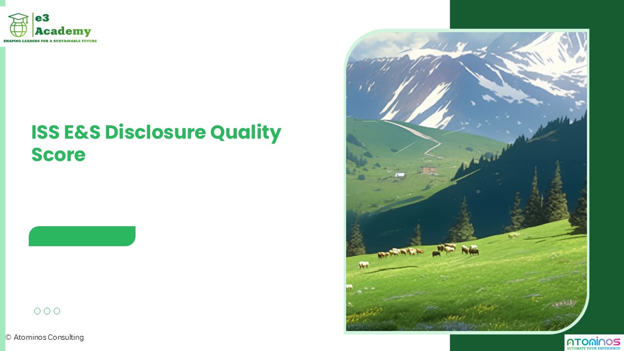 ISS EandS Disclosure QualityScore